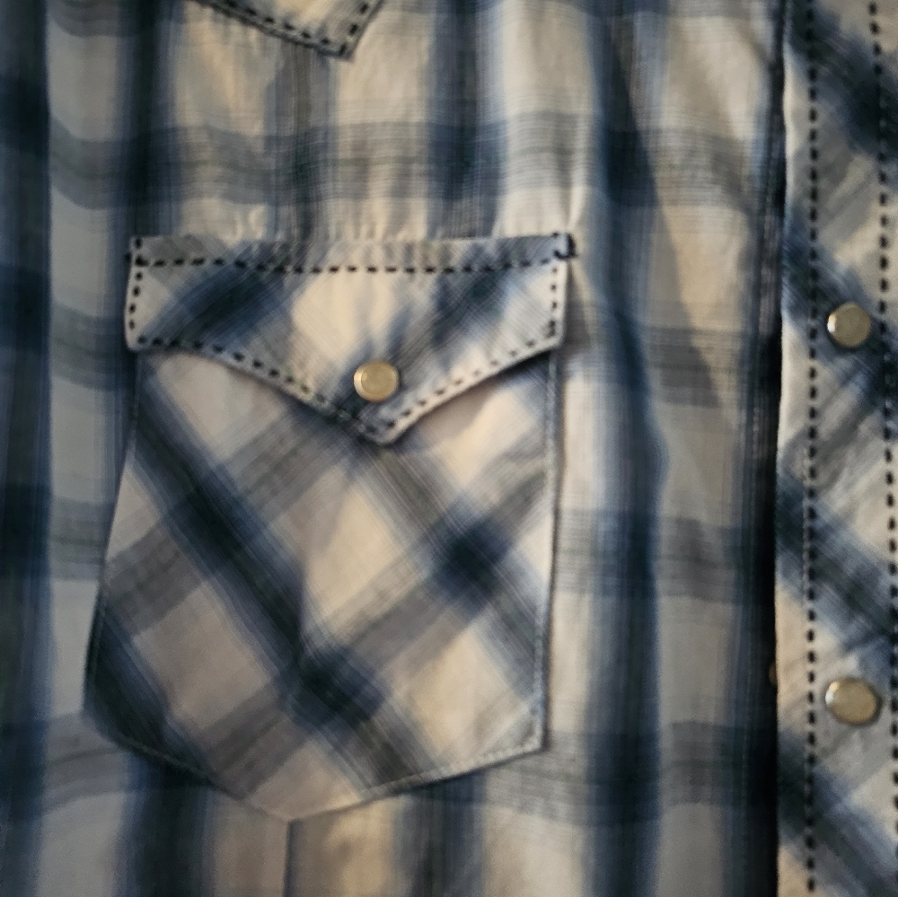 Wrangler Snap Button Down Shirt - image 3
